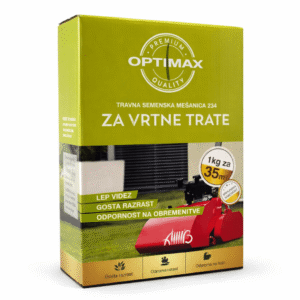 Travno seme Optimax 234 za vrtne trate – gosto, odporno in nezahtevno